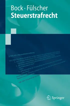 Fülscher / Bock |  Steuerstrafrecht | Buch |  Sack Fachmedien
