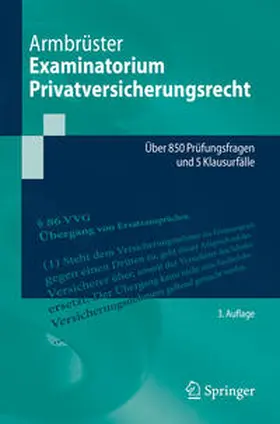 Armbrüster | Examinatorium Privatversicherungsrecht | E-Book | www2.sack.de