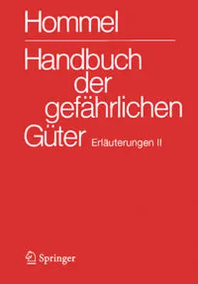 Holzhäuser |  Handbuch der gefährlichen Güter. Erläuterungen II | Loseblattwerk |  Sack Fachmedien