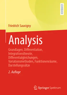 Sauvigny |  Analysis | eBook | Sack Fachmedien