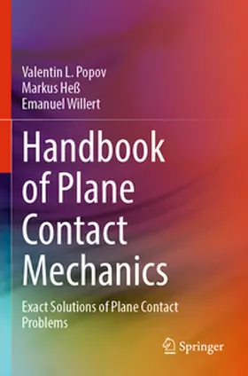 Popov / Heß / Willert |  Handbook of Plane Contact Mechanics | Buch |  Sack Fachmedien