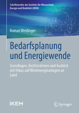 Weidinger |  Bedarfsplanung und Energiewende | eBook | Sack Fachmedien