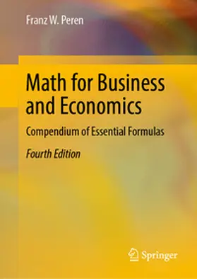 Peren | Math for Business and Economics | E-Book | sack.de