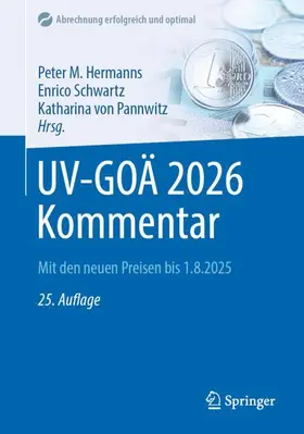 Hermanns / Schwartz / von Pannwitz |  UV-GOÄ 2026 Kommentar | Buch |  Sack Fachmedien