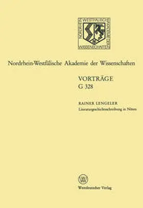 Lengeler |  Literaturgeschichtsschreibung in Nöten. Überlegungen zur Geschichte der englischen Literatur des 20. Jahrhunderts | eBook | Sack Fachmedien