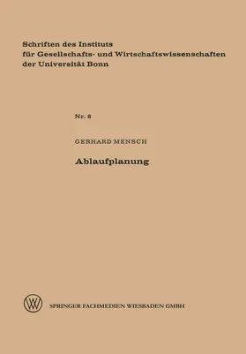 Mensch |  Ablaufplanung | Buch |  Sack Fachmedien