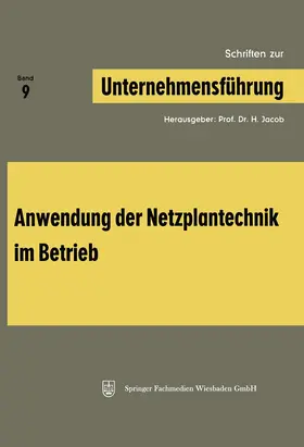 Jacob |  Schriften zur Unternehmensführung | Buch |  Sack Fachmedien