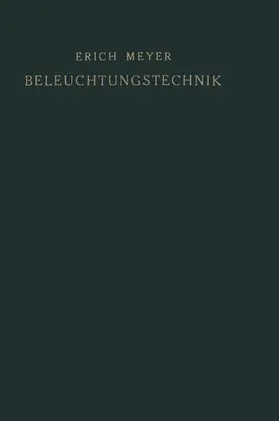 Meyer |  Beleuchtungstechnik | Buch |  Sack Fachmedien