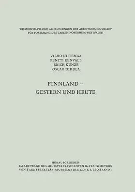 Niitemaa | Finnland - gestern und heute | Buch | 978-3-663-00532-2 | sack.de
