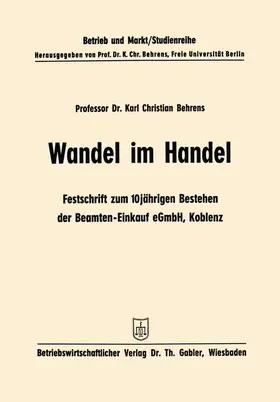 Behrens |  Wandel im Handel | Buch |  Sack Fachmedien