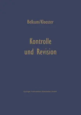 Belkum |  Kontrolle und Revision bei automatischer Datenverarbeitung | Buch |  Sack Fachmedien
