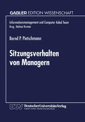 Sitzungsverhalten von Managern | eBook | Sack Fachmedien