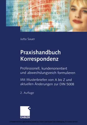 Sauer |  Praxishandbuch Korrespondenz | eBook | Sack Fachmedien