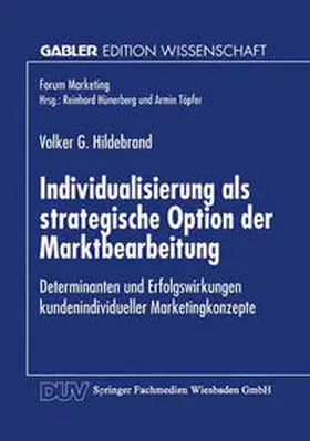  Individualisierung als strategische Option der Marktbearbeitung | eBook | Sack Fachmedien