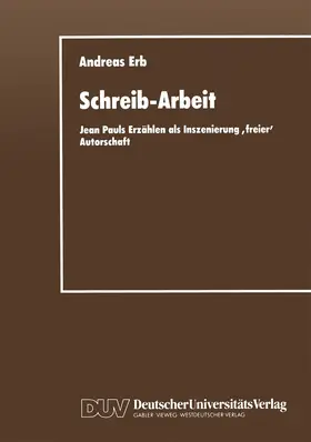 Erb |  Schreib-Arbeit | Buch |  Sack Fachmedien