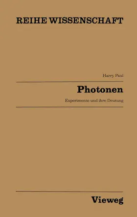 Paul | Photonen | Buch | 978-3-663-01963-3 | sack.de