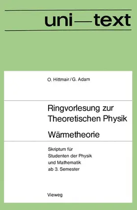 Hittmair |  Wärmetheorie | Buch |  Sack Fachmedien