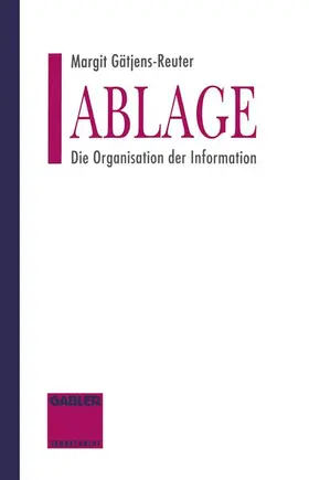 Gätjens-Reuter |  Ablage | Buch |  Sack Fachmedien