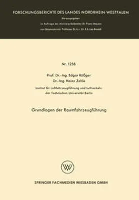 Rößger | Grundlagen der Raumfahrzeugführung | E-Book | sack.de