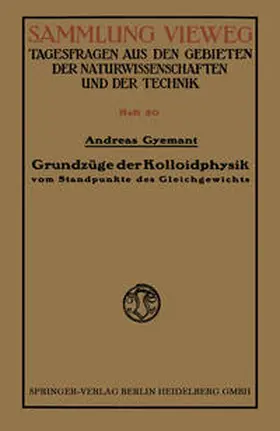 Gyemant | Grundzüge der Kolloidphysik | E-Book | sack.de