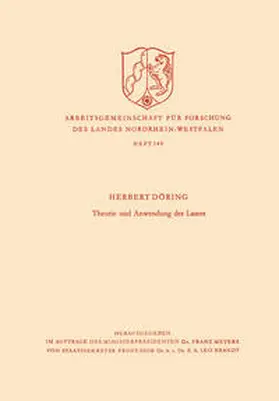 Döring | Theorie und Anwendung des Lasers | E-Book | sack.de