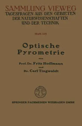 Hoffmann |  Optische Pyrometrie | eBook | Sack Fachmedien