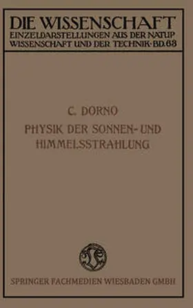 Dorno |  Physik der Sonnen- und Himmelsstrahlung | eBook | Sack Fachmedien