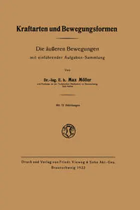 Moeller |  Kraftarten und Bewegungsformen | Buch |  Sack Fachmedien