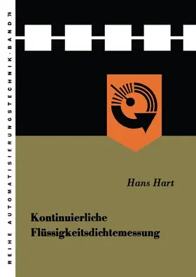 Hart |  Kontinuierliche Flüssigkeitsdichtemessung | Buch |  Sack Fachmedien
