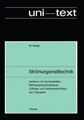 Wuest |  Strömungsmeßtechnik | Buch |  Sack Fachmedien