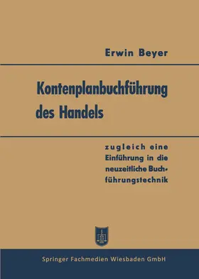 Beyer |  Kontenplanbuchführung des Handels | Buch |  Sack Fachmedien