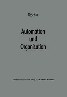 Grochla | Automation und Organisation | E-Book | sack.de