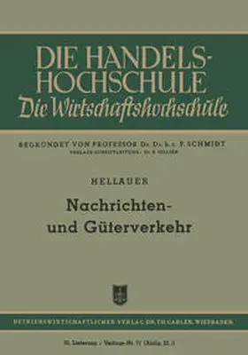 Hellauer |  Nachrichten- und Güterverkehr | eBook | Sack Fachmedien