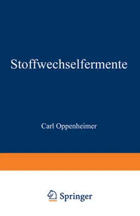 Oppenheimer | Stoffwechselfermente | E-Book | sack.de