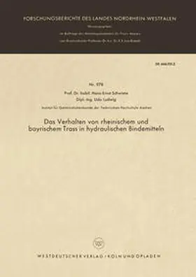 Schwiete | Das Verhalten von rheinischem und bayrischem Trass in hydraulischen Bindemitteln | E-Book | sack.de