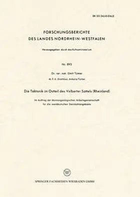 Tümer | Die Tektonik im Ostteil des Velberter Sattels (Rheinland) | E-Book | sack.de