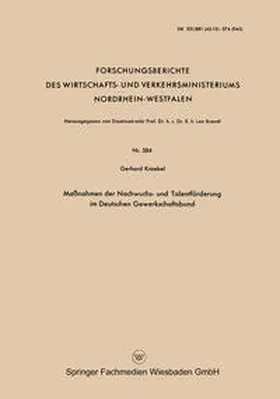 Kroebel | Maßnahmen der Nachwuchs- und Talentförderung im Deutschen Gewerkschaftsbund | E-Book | sack.de