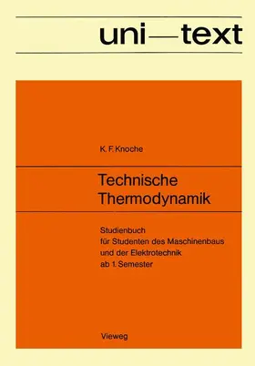 Knoche |  Technische Thermodynamik | Buch |  Sack Fachmedien