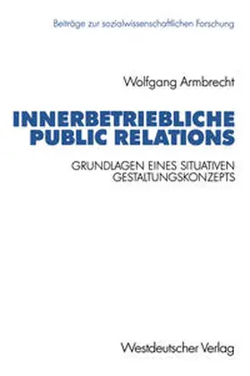 Armbrecht | Innerbetriebliche Public Relations | E-Book | sack.de