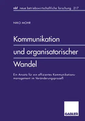 Mohr | Kommunikation und organisatorischer Wandel | E-Book | sack.de