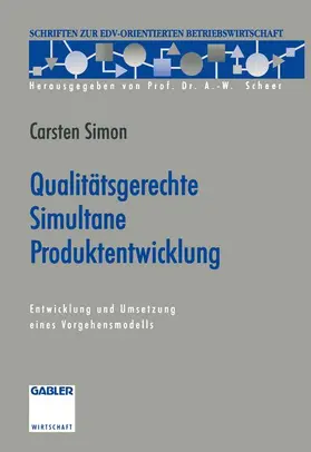Simon |  Qualitätsgerechte Simultane Produktentwicklung | Buch |  Sack Fachmedien