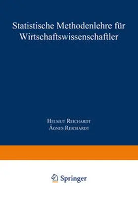 Reichardt |  Statistische Methodenlehre für Wirtschaftswissenschaftler | eBook | Sack Fachmedien