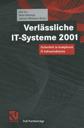 Fox / Köhntopp / Pfitzmann |  Verlässliche IT-Systeme 2001 | eBook | Sack Fachmedien