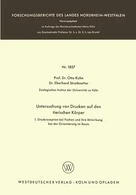 Kuhn |  Untersuchungen von Drucken auf den tierischen Körper | Buch |  Sack Fachmedien