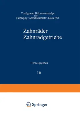 Niemann / Brugger / Winter |  Zahnräder Zahnradgetriebe | Buch |  Sack Fachmedien