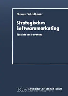 Schildhauer |  Strategisches Softwaremarketing | eBook | Sack Fachmedien