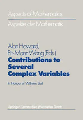 Howard / Wong |  Contributions to Several Complex Variables | eBook | Sack Fachmedien