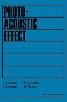 Lüscher |  Photoacoustic Effect Principles and Applications | eBook | Sack Fachmedien