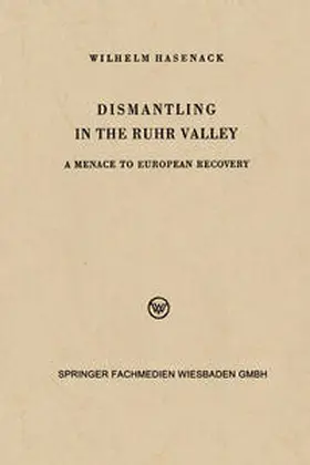 Hasenack |  Dismantling in the Ruhr Valley | eBook | Sack Fachmedien