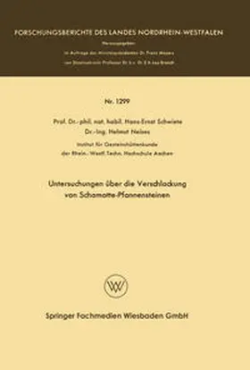 Schwiete |  Untersuchungen über die Verschlackung von Schamotte-Pfannensteinen | eBook | Sack Fachmedien
